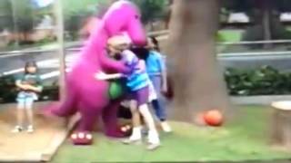 Barney comes to life And remember I Love You An Adventure in Make Believes version [upl. by Attelrahs]