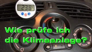 Wie prüfe ich die Klimaanlage auf Funktion [upl. by Krid985]