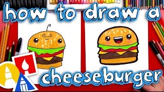 How To Draw A Funny Cheeseburger [upl. by Rosabel]