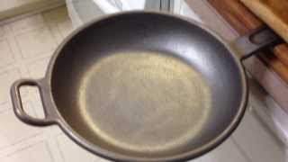 Stripping and Seasoning a Lodge PreSeasoned Cast Iron Skillet [upl. by Morgen767]