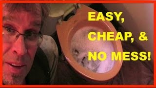 How to Unclog a Toilet  Clogged toilet TRADE SECRET [upl. by Hayyifas]