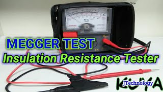 MEGGER TEST Insulation Resistance Tester [upl. by Ahsyak]