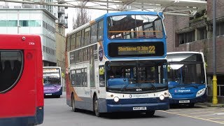 Buses amp Trains at Basingstoke March 2019 [upl. by Adnolrehs]