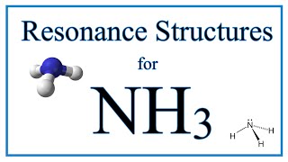 Resonance Structures for NH3 Ammonia [upl. by Helsa786]