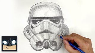 How To Draw Stormtrooper  Sketch Saturday [upl. by Ylrehs113]