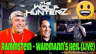 Rammstein  Waidmanns Heil live in Madison Square Garden  THE WOLF HUNTERZ Reactions [upl. by Broadbent]