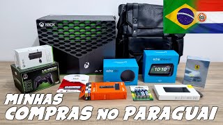 Minhas COMPRAS no PARAGUAI Games Eletrônicos Acessórios [upl. by Tammie111]