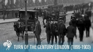 Early English Traffic Turn of the Century London 18961903  British Pathé [upl. by Eiramlatsyrc]