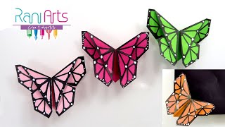 MARIPOSA ORIGAMI marcapáginas  DIY  ORIGAMI BUTTERFLY bookmark [upl. by Tenrag]