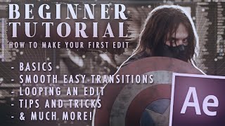 how to make your first edit  after effects beginner tutorial [upl. by Aysahc842]