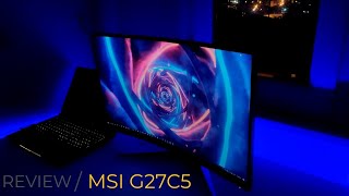 MSI G27C5 27” Curved 1080p Monitor REVIEW [upl. by Nissie]