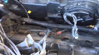 cadillac sedan deville HVAC blower motor replace [upl. by Ridgley]