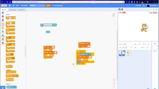 Making a Timer and Score Counter in Scratch [upl. by Lekkim]