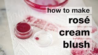 How to Make a DIY Rosé Cream Blush [upl. by Junieta]