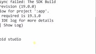 How to solve SDK Build Tools revision 19 is too low for project in Android Studio [upl. by Turley]