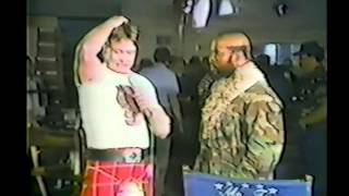 Roddy Piper confronts Mr T 02161985 [upl. by Edecrem]