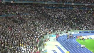 HD HQ Usain Bolt  200m  World Record  1919 sec  Berlin WM 2009 [upl. by Cormick]