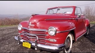 My Parents First Car  1948 Plymouth convertible [upl. by Cowie595]