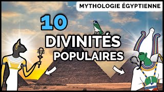 10 divinités POPULAIRES de la mythologie égyptienne [upl. by Llertnor13]