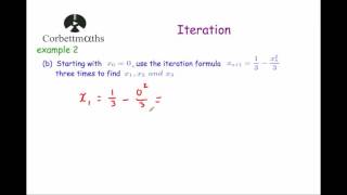 Iteration  Corbettmaths [upl. by Bowler]