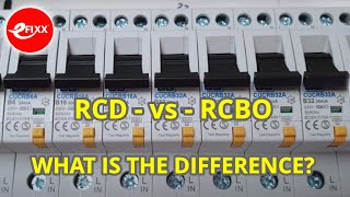 Whats the difference between an RCD and an RCBO  Circuit protection [upl. by Ahseyd198]