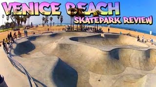 Skatepark Review Venice Beach Skatepark  Venice California [upl. by Lainey]