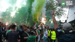 Emotionen pur Werder BremenFans feiern den Aufstieg  die Highlights des Festtages [upl. by Aneerhs]