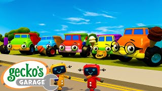 5 Little Dumper Trucks  Educational Videos for Kids [upl. by Arrio]