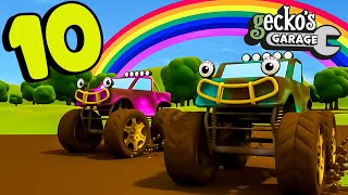 10 Muddy Trucks Song｜Geckos Garage｜Songs amp Nursery Rhymes｜Trucks For Kids｜Learning For Toddlers [upl. by Gloria]