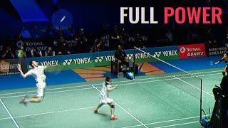 15 Badminton Rallies with All Out ATTACK [upl. by Lewan610]