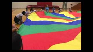 Middle School Parachute Activities [upl. by Rawden]