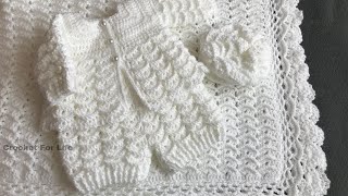 Easy crochet baby cardigancrochet for life 0308 [upl. by Lurleen]