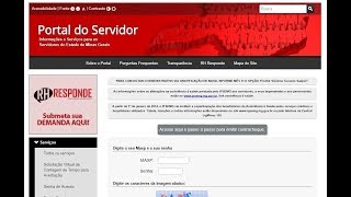 Identificador contracheque servidor MG [upl. by Ttreve]