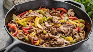 How to Make 20 Minute Steak Fajitas [upl. by Ainet328]