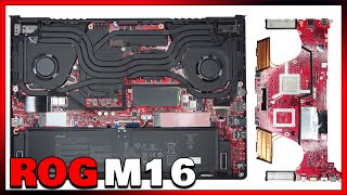 ASUS ROG Zephyrus M16 GU603 Disassembly Teardown Repair Video Review [upl. by Cavanagh762]