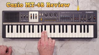 Casio MT68 keyboard review with Anders Jensen [upl. by Nehgaem]