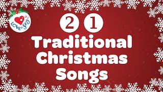 21 Traditional Christmas Carols with Lyrics [upl. by Magdaia322]