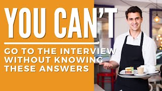 Server Interview Questions  How to Become a Waiter  Waitress amp Waiter Training [upl. by Subocaj672]