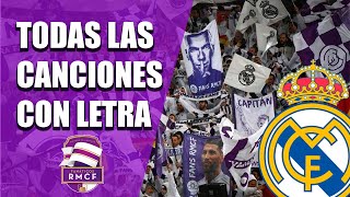 😈TODAS las CANCIONES del REAL MADRID con LETRA🔥2024 [upl. by Philbrook362]