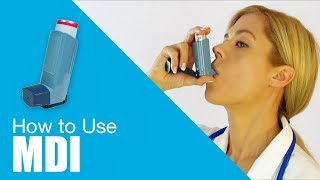 How to use Metered Dose Inhaler MDI [upl. by Worra]