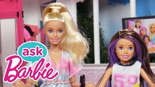 Barbie  Skipper TAKES OVER Ask Barbie [upl. by Llenyaj]