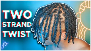 How To  Two Strand Twist Dreadlocks  Playboi Carti Hairstyle  High Top Dreads  Dreadlock Retwist [upl. by Petey]