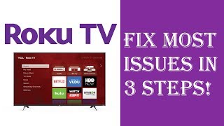 How To Fix Almost All Roku TV IssuesProblems in Just 3 Steps  Roku Not Working Restart Update [upl. by Chao567]