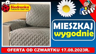 BIEDRONKA 🐞  Oferta od Czwartku 17082023  Mieszkaj Wygodnie [upl. by Eihctir]