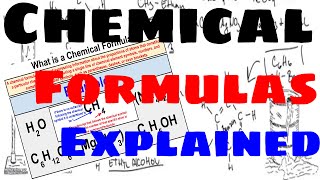 Chemical Formulas  Explained [upl. by Rus]