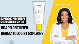 Supergoop Mineral Sheerscreen SPF 30 [upl. by Serrell]