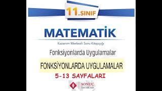 Sonuç Yayınları 11Sınıf Matematik Kitabı Fonksiyonlarda Uygulamalar Konusu 513 Sayfaları [upl. by Irt689]