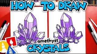 How To Draw Amethyst Crystals [upl. by Kaya300]