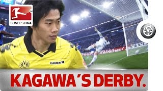 Kagawas Dramatic First Derby  Schalke vs Borussia Dortmund  201011 [upl. by Anidnamra47]