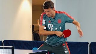 ThoMats Challenge Tischtennis mit Timo Boll [upl. by Doxia]